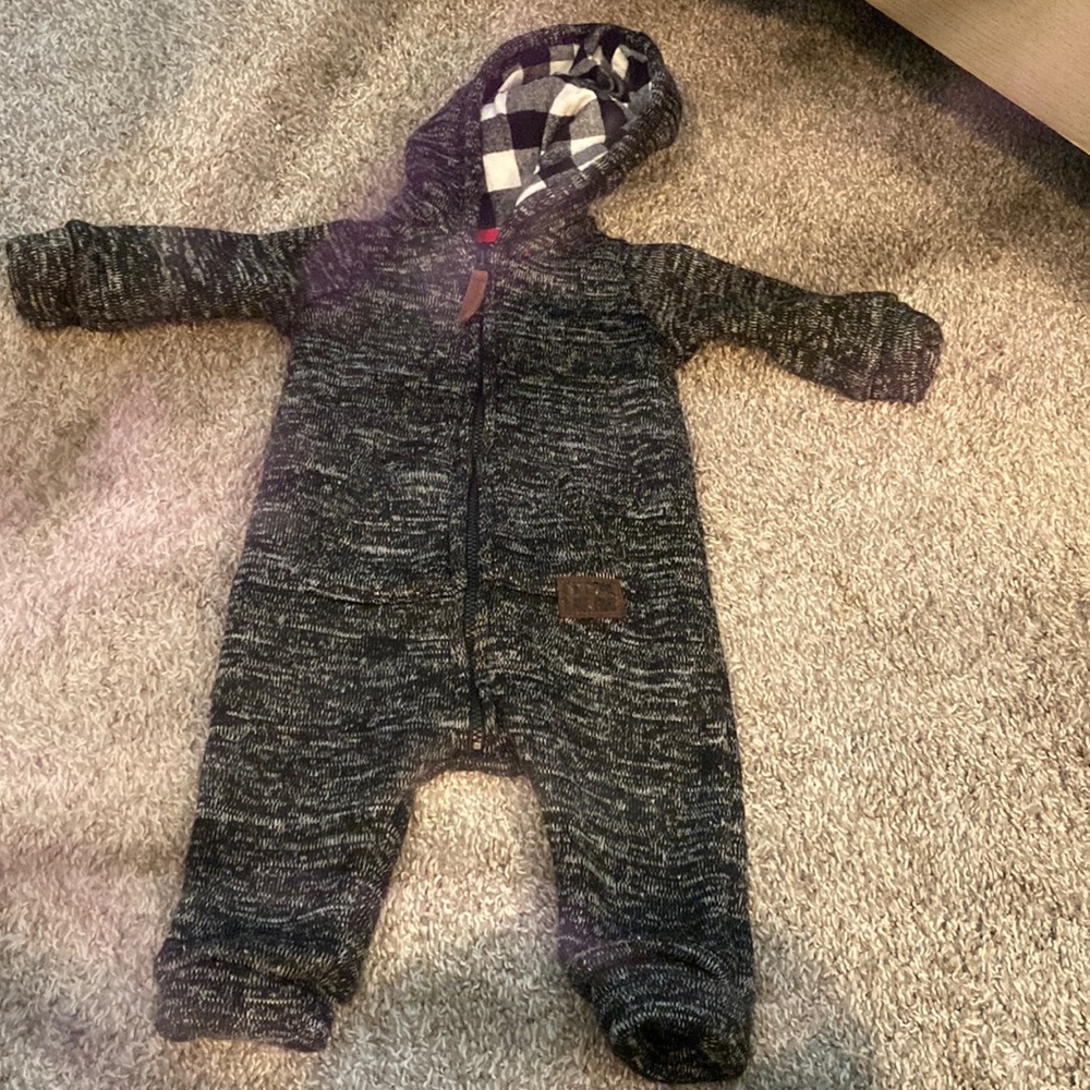Boys zip up suit